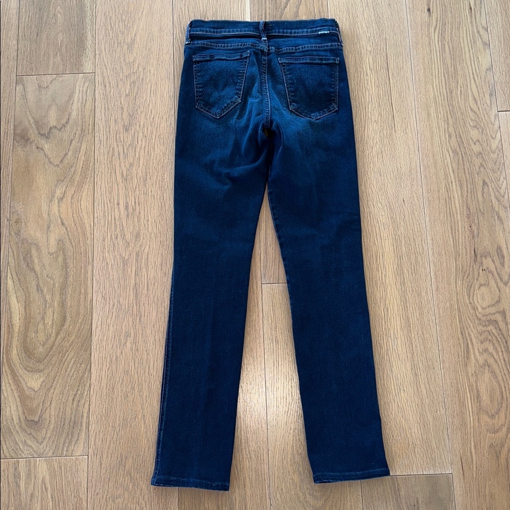 MOTHER Dark Indigo Straight Leg Jeans - Picture 3 of 6